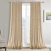 Roslynwood Luxury Soft Sand Velvet Curtains 72 inches Long Back