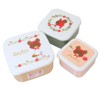 Bear School Nesting Lunch Box 3 Pack Apple Girl