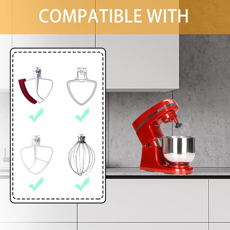 JDFHFGB 4 Pack Stand Mixer Attachment Holders,White Plastic Galley Aid