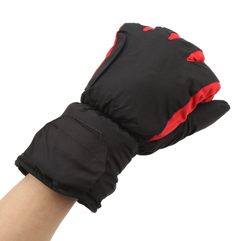 Electric Heated Gloves Polyester Waterproof Battery Powered Winter Heated Gloves