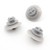 VVO Fasteners Plastic Side Body Moulding Strip Trim Clip, Grey