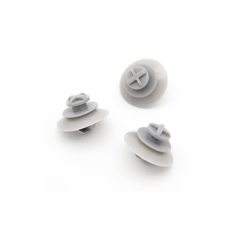 VVO Fasteners Plastic Side Body Moulding Strip Trim Clip, Grey