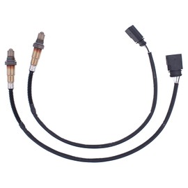 Lambda Sensor Lambda Sensor Control Probe Before Cat and Diagnostic Probe After Catalytic Converter Sensor O2 Oxygen Sensor Probe for Bora Golf 4 New Beetle 9C A3 8L Ibiza 6L Leon 1M Cordoba Fabia 6Y for Octavia