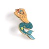 Pinsanity Blue Merman Enamel Lapel Pin