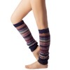 iB-iP Women's Ballet Dancer Warm Aerobic Stretch Leg Warmers, navy