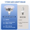 AQIRUI 175W Photography Light Bulb Dimmable Tricolor LED Bulbs 3000-6700K