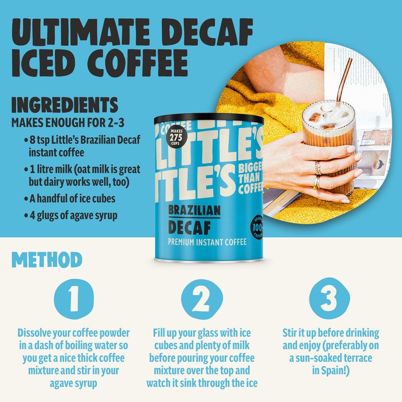 Little's Instant Coffee - Brazilian Decaf Coffee Instant - Premium