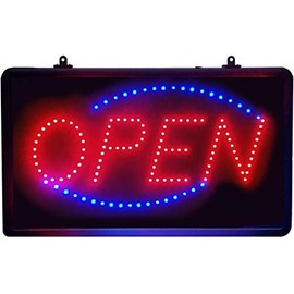 LED Open Sign - Animated Oval