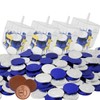 The Dreidel Company 6-Pack Dreidel Filled with Blue and Silver