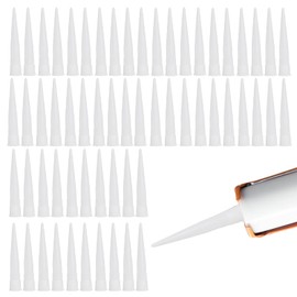 50 Stück kartuschenspitzen Silikon Spitzen, Silikontüllen Ersatzspitzen, Silikonspitzen aufsätze silikon düsen für Klebedichtmittel und Kartuschenpistole, Küche Haushalt Dichtmittel Werkzeug