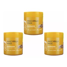 Alea Mascarilla Cabellos Dañados Alea Con  Aceite Argan 3 Pzs