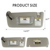 Complete Left & Right Side Sun Visor Set for Toyota