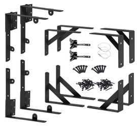 Gate Corner Brace Bracket Anti Sag Gate Frame Hardware Kit for Wooden Gate Fence with a Latch