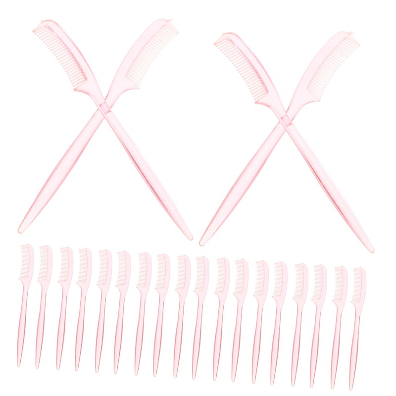 FOMIYES 300pcs Mini Eyelash Extensions Brush Comb Versatile Eyebrow Eyelash