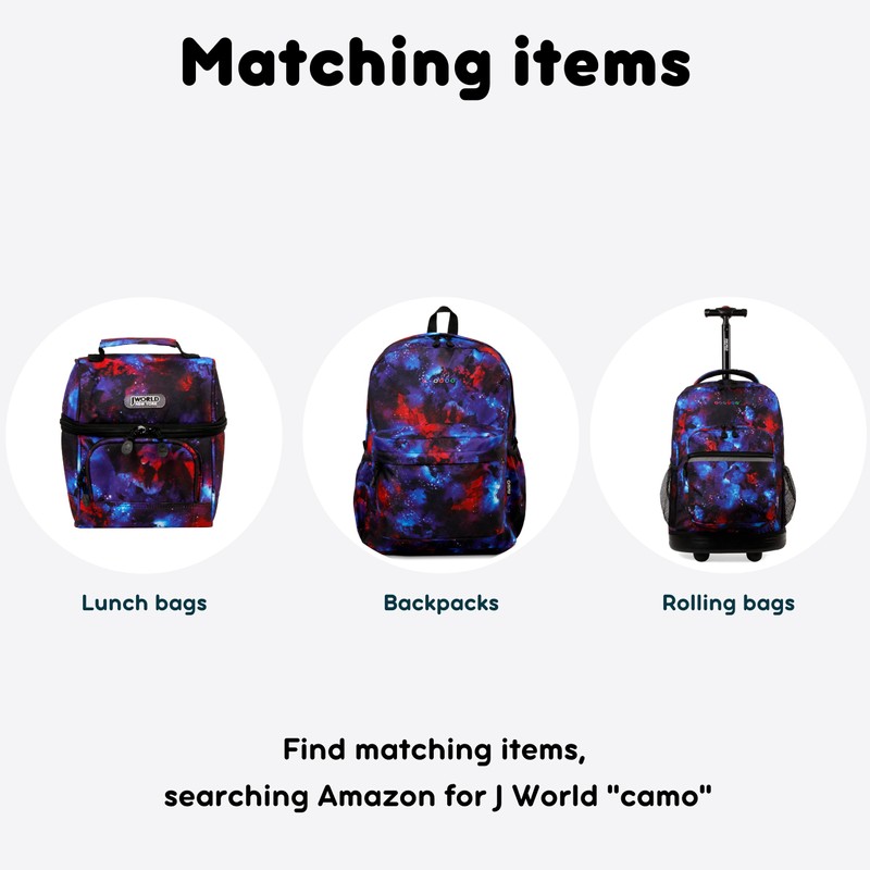 J World Corey Kids Lunch Bag. Insulated Lunch-Box for Women,