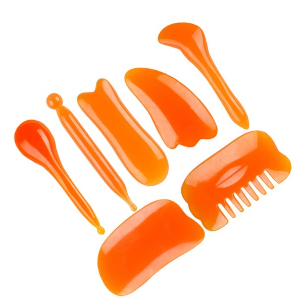 Gatuida Scalp Massager Sc 7PC Facial Exfoliator Tool Set Massaging