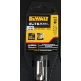 DEWALT ELITE SERIES SDS PLUS Masonry Drill Bit  1/2"  x  8" x  10-1/2"