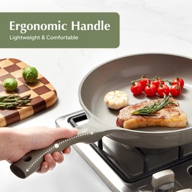 Redchef Frying Pan Bakelite Handle Accessories Repalcement Compatible Ceramic Frying Pans, Gray