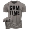 Gym Time I’ll Be Back Gym Shirt Funny Lifting Workout