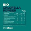 GymBeam GymBeam Chlorella-Pulver C Bio-Chlorella-Pulver aus Chlorella Vulgaris, reich an