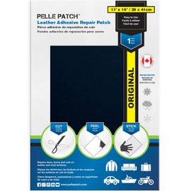 Pelle Patch - Auto Leather Repair Kit - 25 Colors Available - Original 11x16 - Dark Blue