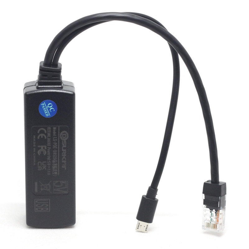 DSLRKIT Active PoE Splitter Power Over Ethernet 48V to 5V