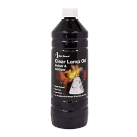bird Bird Brand Clear Lamp Oil for Indoor & Outdoor Use, Smokeless Fuel, 1 Litre