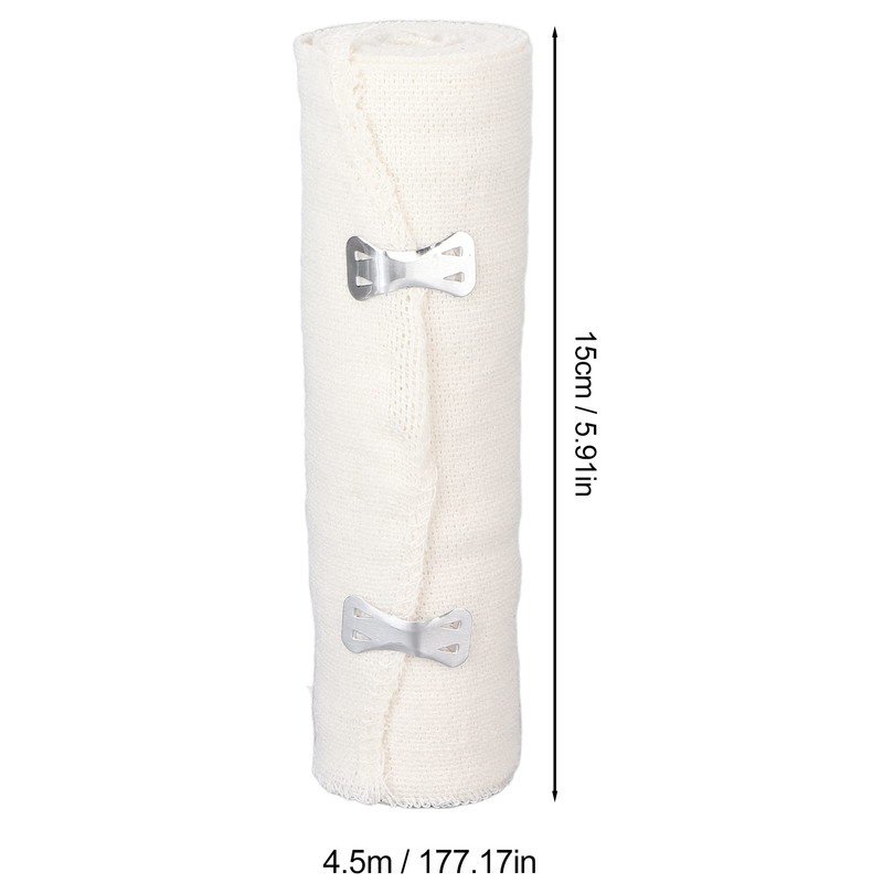 Elastic Bandage Wrap, Skin Friendly Soft Cotton Reusable Bandage Wrap