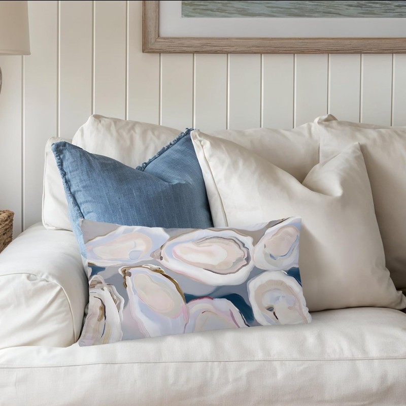 XYDEG Coastal Beach Room Decor 12x20 Pillow Cover, Ocean Coastal