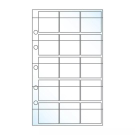 EnvyPak Guitar Pick/Small Item Page Protectors, Fits UniKeep A5 Mini Binder, 20 Pack