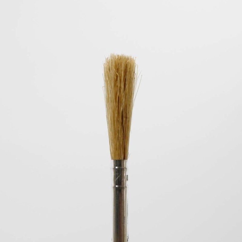 Hake City Brush Gold Roll Rack Brush, Wooden Handle, White