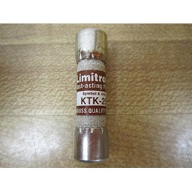 Cooper BUSSMANN KTK-25 Fuse, 25A, 600V, Fast Acting