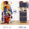 Rainberg 110L Large Storage Bag, Fabric Clothes Bag, Thick Large