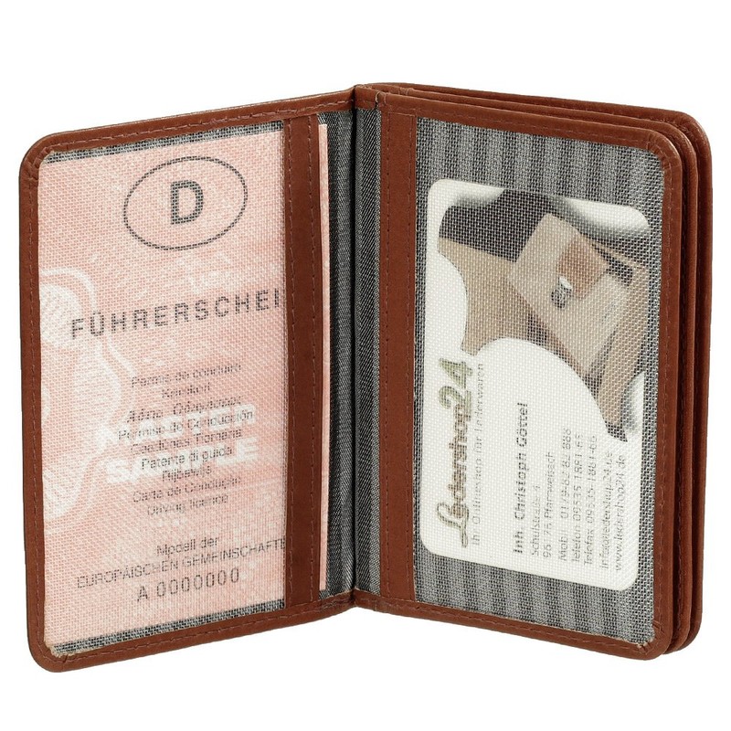 Branco Leather ID Card Holder Credit Card Holder Car Folder