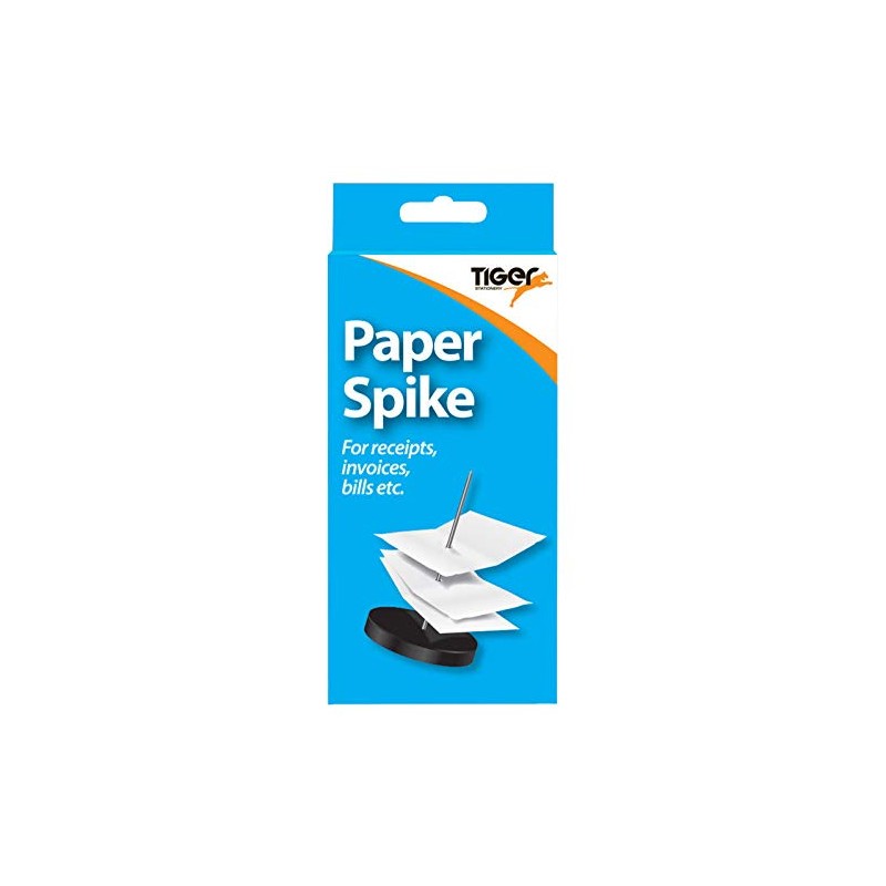 Tiger desk top paper spike file receipts bills invoices etc