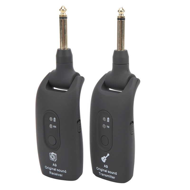 Guitar Transmitter Receiver Wireless System A9 2.4GHz USB Cable Musical