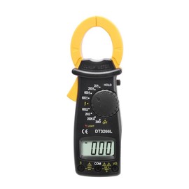 AC/DC Digital Clamp Meter Portable Handheld Test Lead Electronic Multimeter Voltage Current Resistance Tester DT3266L