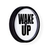 CafePress Wake UP Message 10" Wall Clock for Livingroom, Kitchen,