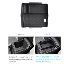 CDEFG for 2025 2026 Subaru Forester Center Console Organizer, for 2025 2026 Subaru Forester Touring Limited Sport Premium Accessories Middle Console Armrest Storage Box