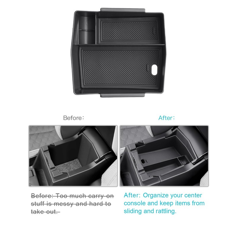 CDEFG for 2025 2026 Subaru Forester Center Console Organizer, for