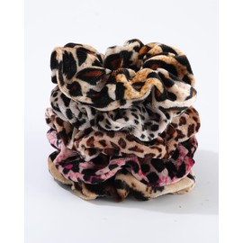 Ufgin 5 PCS Satin Scrunchies - Elastic Hair Ties, Ponytail Holders, and Silk Hair Accessories for Women and Girls (Mix Colors1)