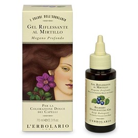 L'Erbolario Hair Colour Gel with Blueberry - Deep Mahogany Red 70 ml