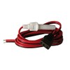 Albrecht 5813 Power Cable, red and Black