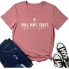 Women Pray Wait Trust Soft Sleeveless Crew Neck Cute Graphic