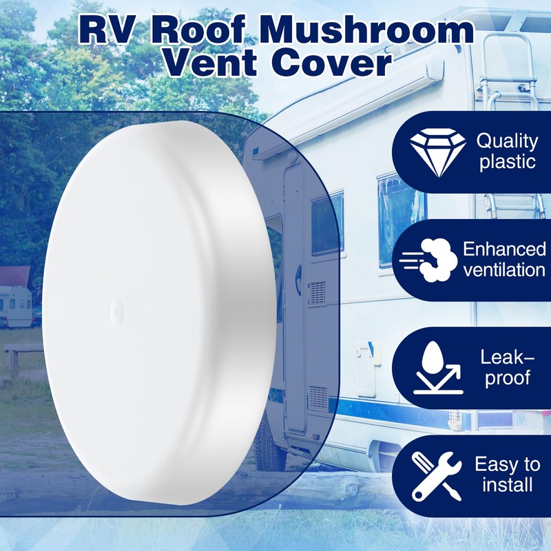 Ceoighe 2 Pack RV Mushroom Vent Cap Compatible with Keystone