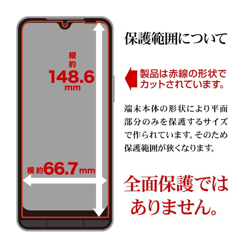 Rasta Banana Film BASIO Active3 KYG04 Exclusive Flat Surface Protection,