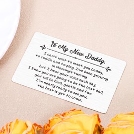 New Dad Gifts First Time, Gender Reveal Card, Stocking Stuffers Adults, Christmas Gifts, Gender Reveal Ideas, Card Gifts for Dad, Pregnancy Baby Announcement, First Time Daddy Gift, Dads to Be Gift