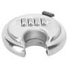 4 Digit Combination Disc Padlock with Hardened Steel Shackle Lock
