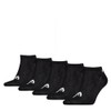 HEAD Unisex All Sports Trainers (Pack of 5), black, 39