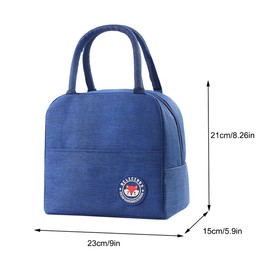 ZOOMPIL Insulated Lunch Bag, 2 Pieces Foldable Lunch Bag, Thermal Picnic Bags, Small Cooler Bag, Insulated, Picnic Bag, Cool Bag for Picnic, School, Office Work